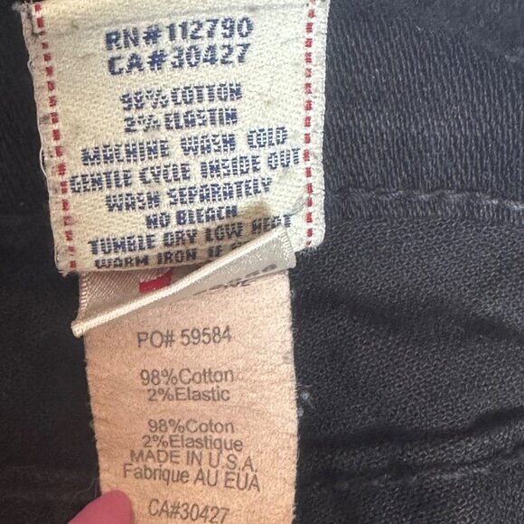 True Religion Womens Black Jeans Denim Flare Jeans Raw Hem Sz 26 Disco Becky - Picture 2 of 12